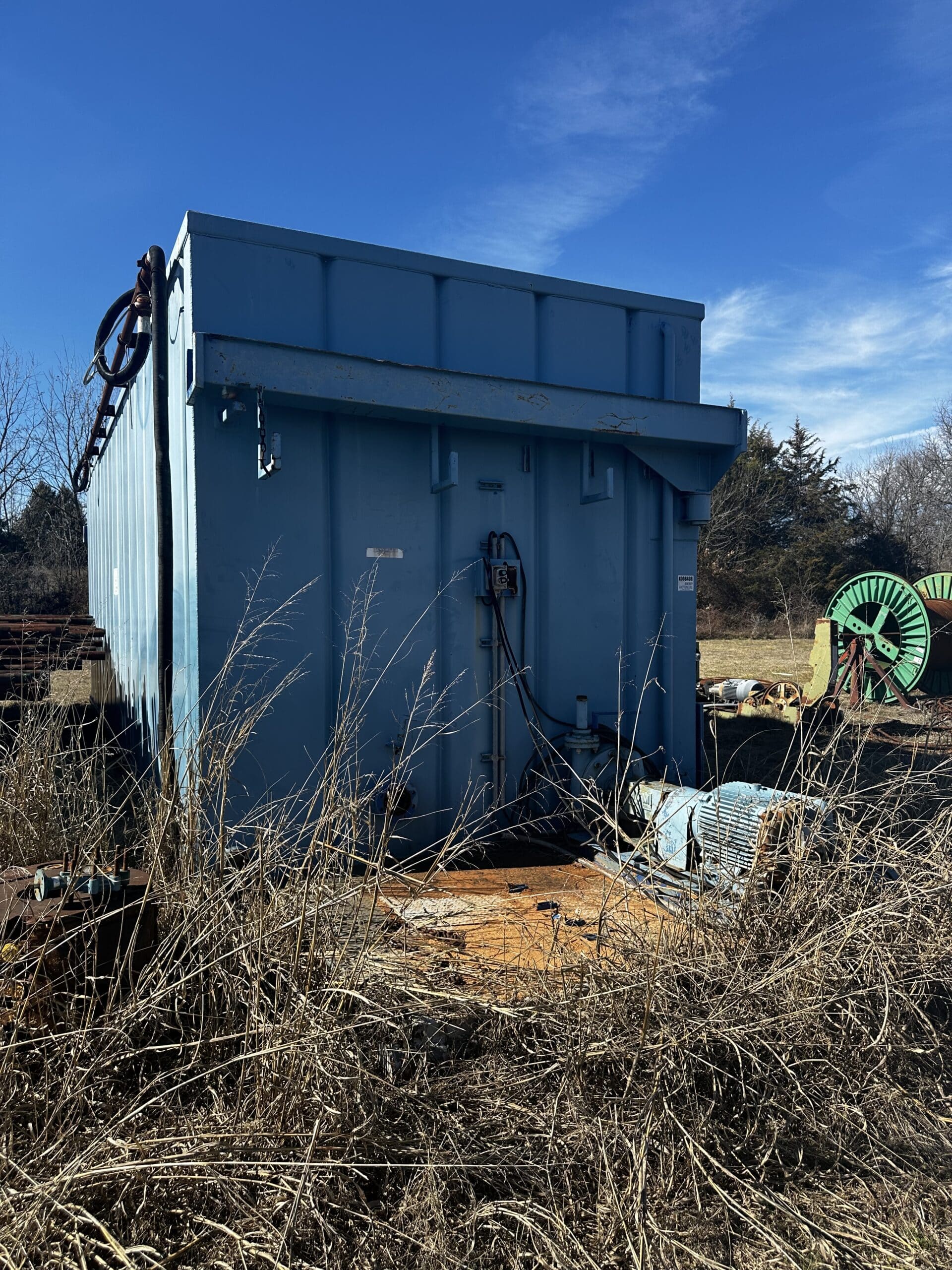 Open Top Plastic Coated Storage Tank