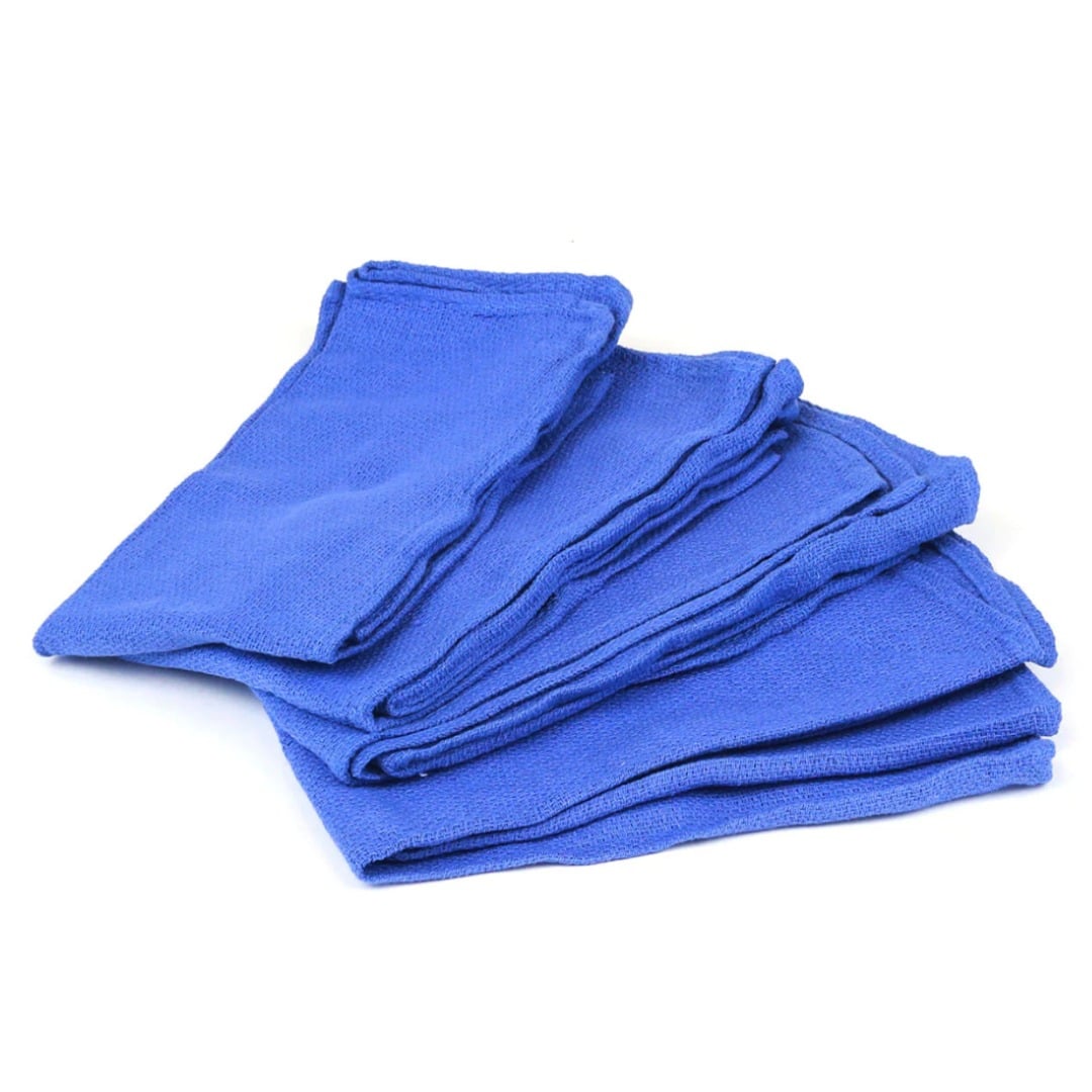Blue Huck Towels