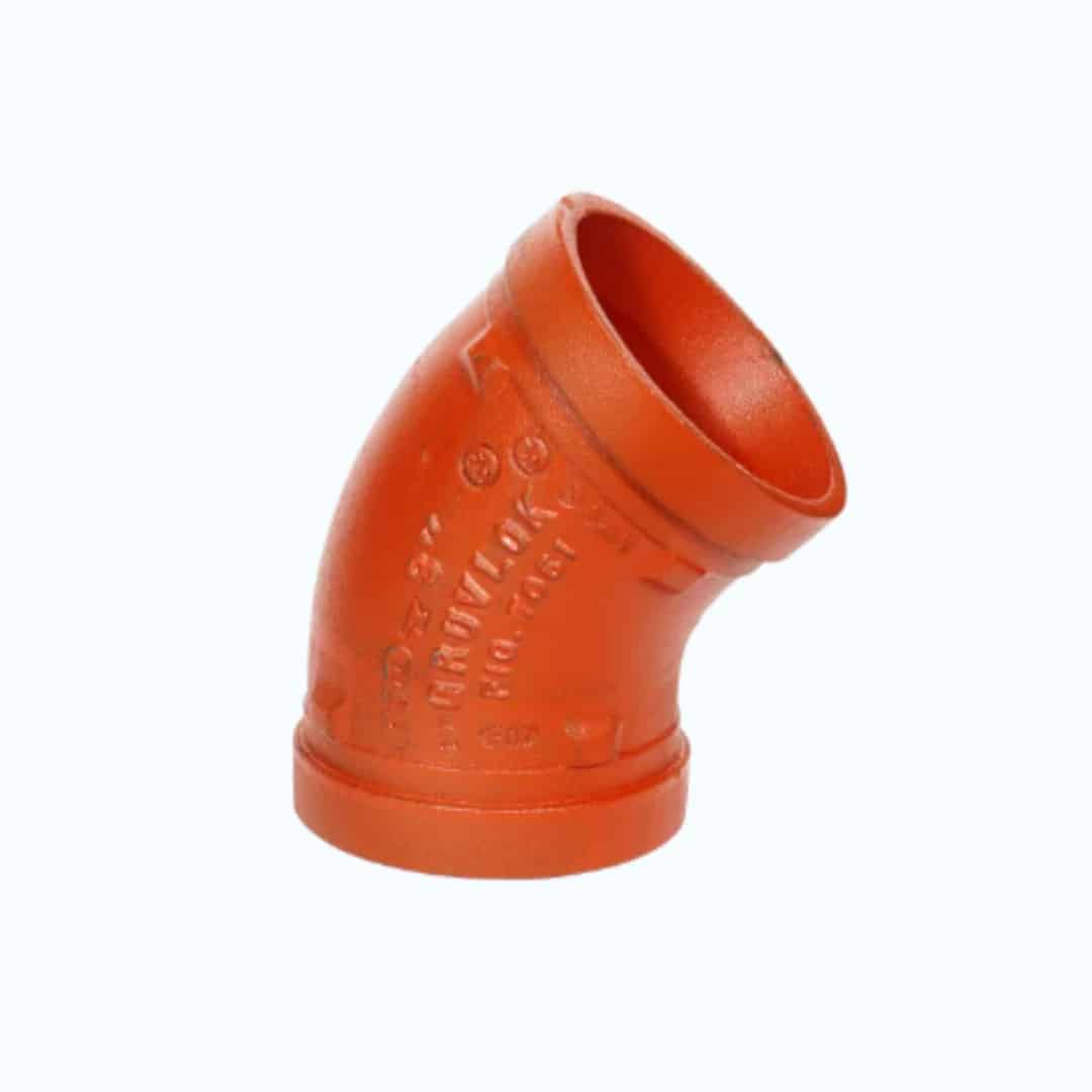 Ell 45 - Ductile Iron - Grooved - Standard - 1000 psi