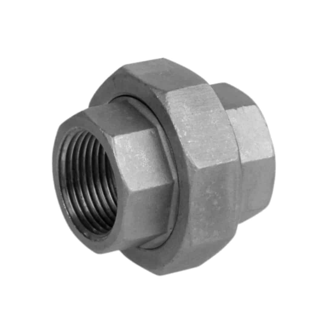 Hex Union - Black Iron - 150 psi
