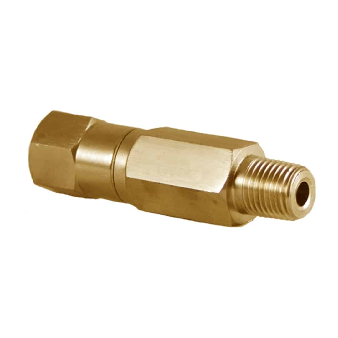 Check Valve - In-Line - Brass - 3,000 psi