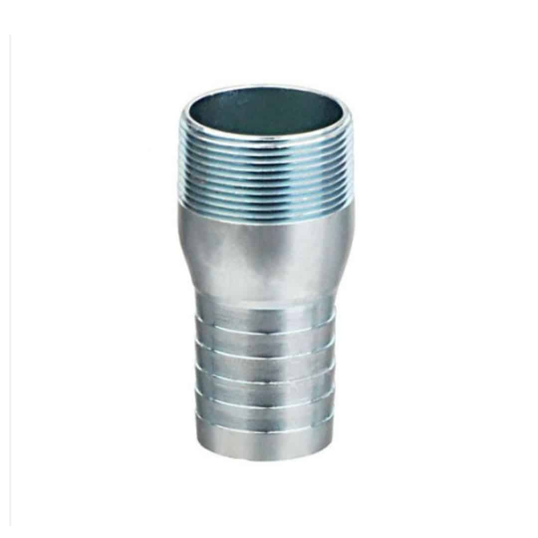 KC Nipple - Black Iron - Zinc Plated - Sch 40 - 150 psi