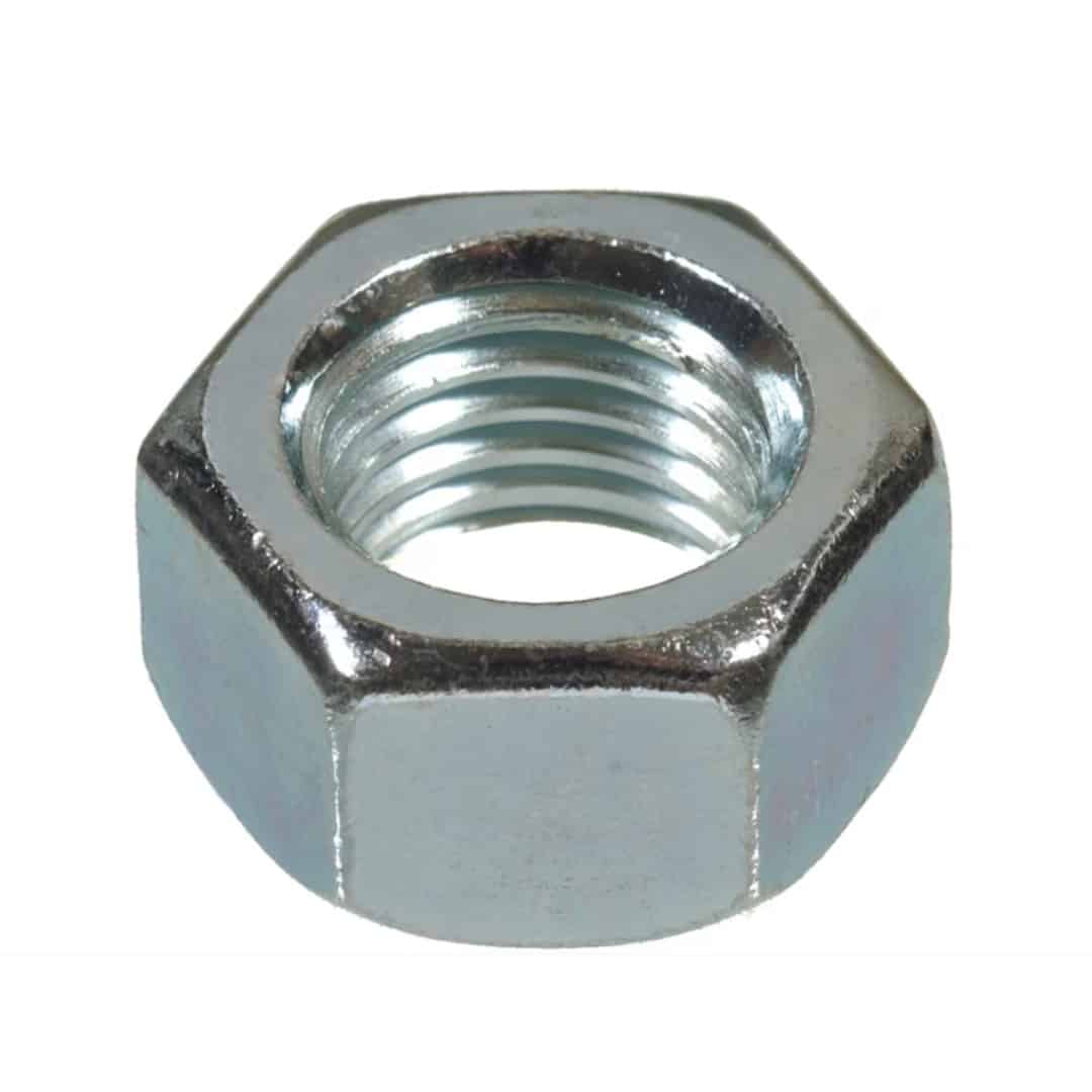 Nut - Hex - Grade 2 - Zinc Plated