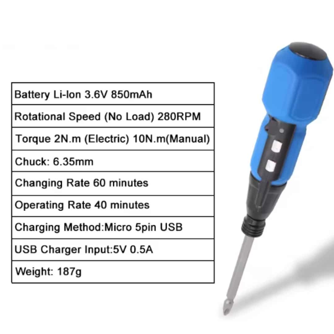 Rechargeable Screwdriver