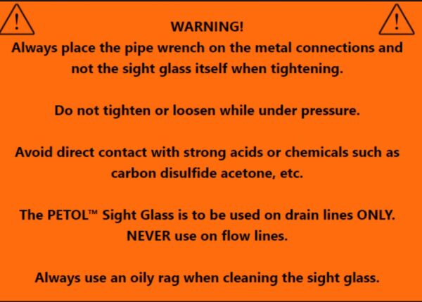 site-glass-warning